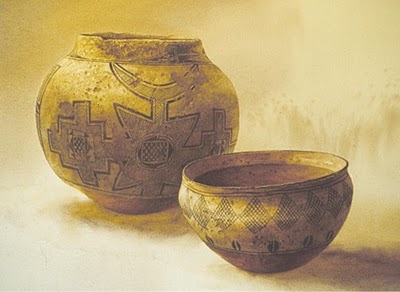 Zuni Pottery (in Carnegi Museum)