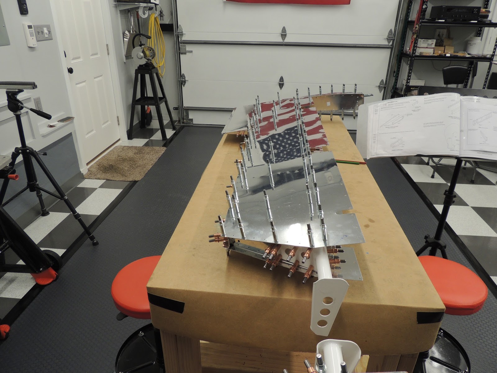 Shawn's RV14 Build Elevators Jan 2016 Jul 2016