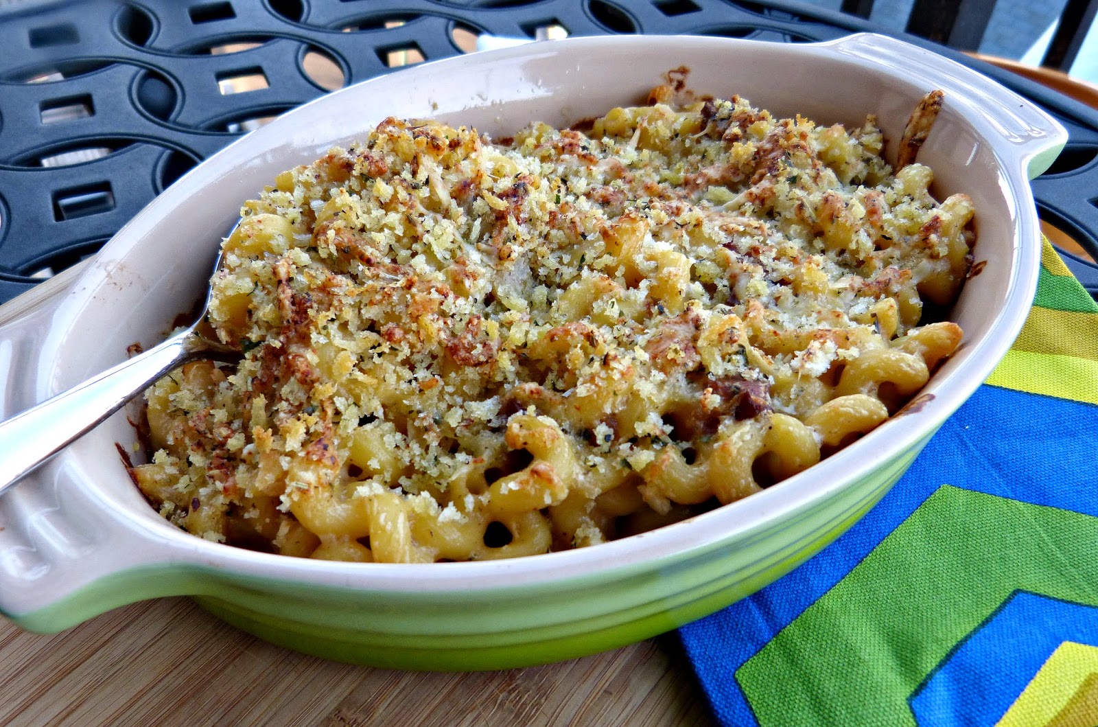 italian mac and cheese with chicken