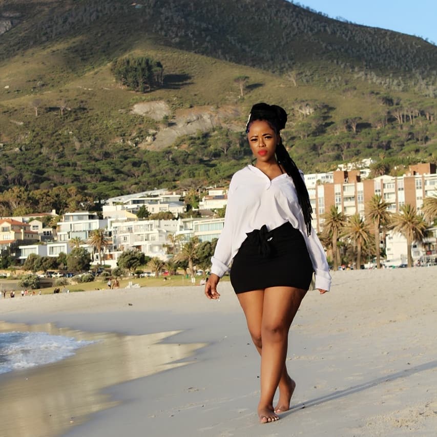Thando Clementine refers to herself as a 'Mermaid'.