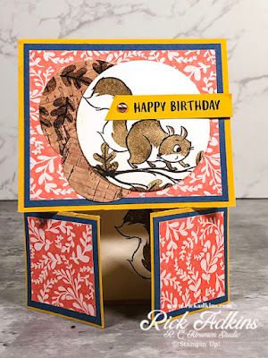 Check out today's Double Dutch Door Birthday Card featuring the Nuts About Squirrels Stamp Set.