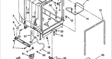 Kenmore Ultra Wash Dishwasher Parts Model 665