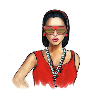 cool girl pfp with glasses