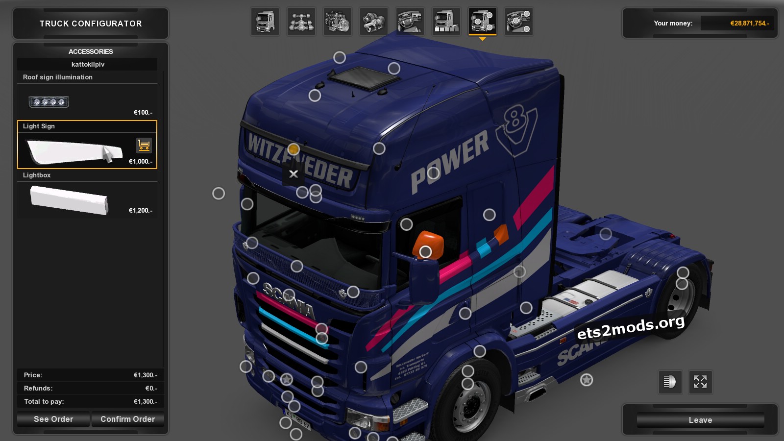 Witzeneder Skin for Scania RJL Witzeneder Skin for Scania RJL