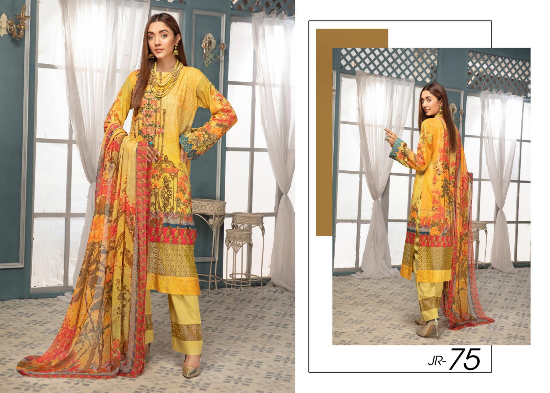 Johra Spring Summer Collection 2025 with Price Chikankaari Lawn Chiffon