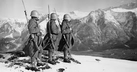 Swiss Army patrol in World War II worldwartwo.filminspector.com