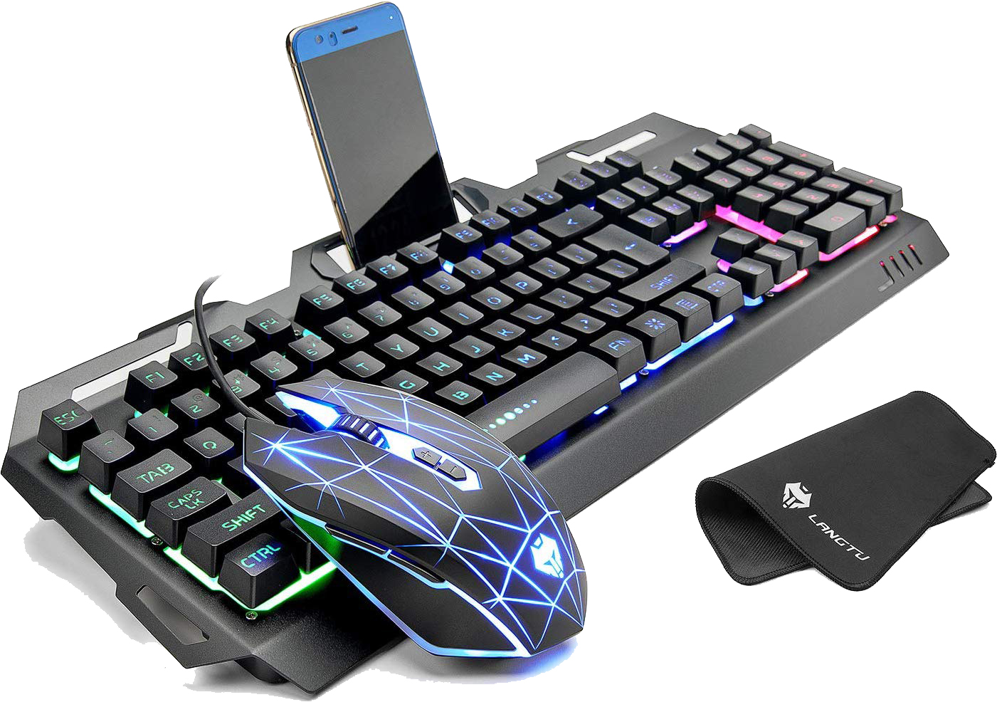 Gaming Keyboard and Mouse Combo Big Mouse Pad Aluminum Keyboard Shopifytech Shopify Tech
