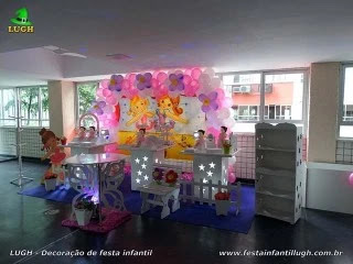 Decoração mesa de aniversário infantil tema Bailarinas, festa feminina - Barra - RJ