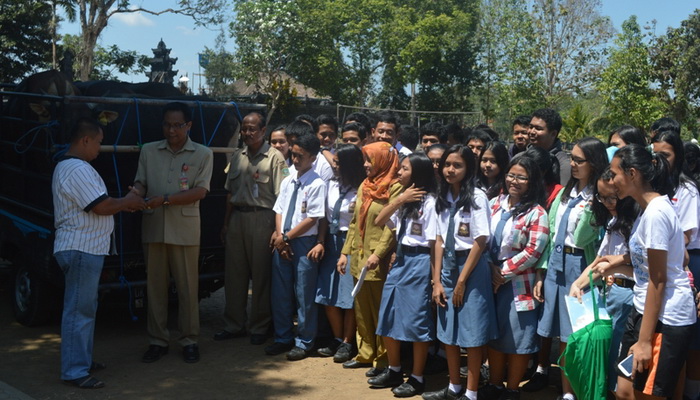 Sisihkan Uang Saku, Siswa SMAN 1 Tabanan Berkurban Sapi