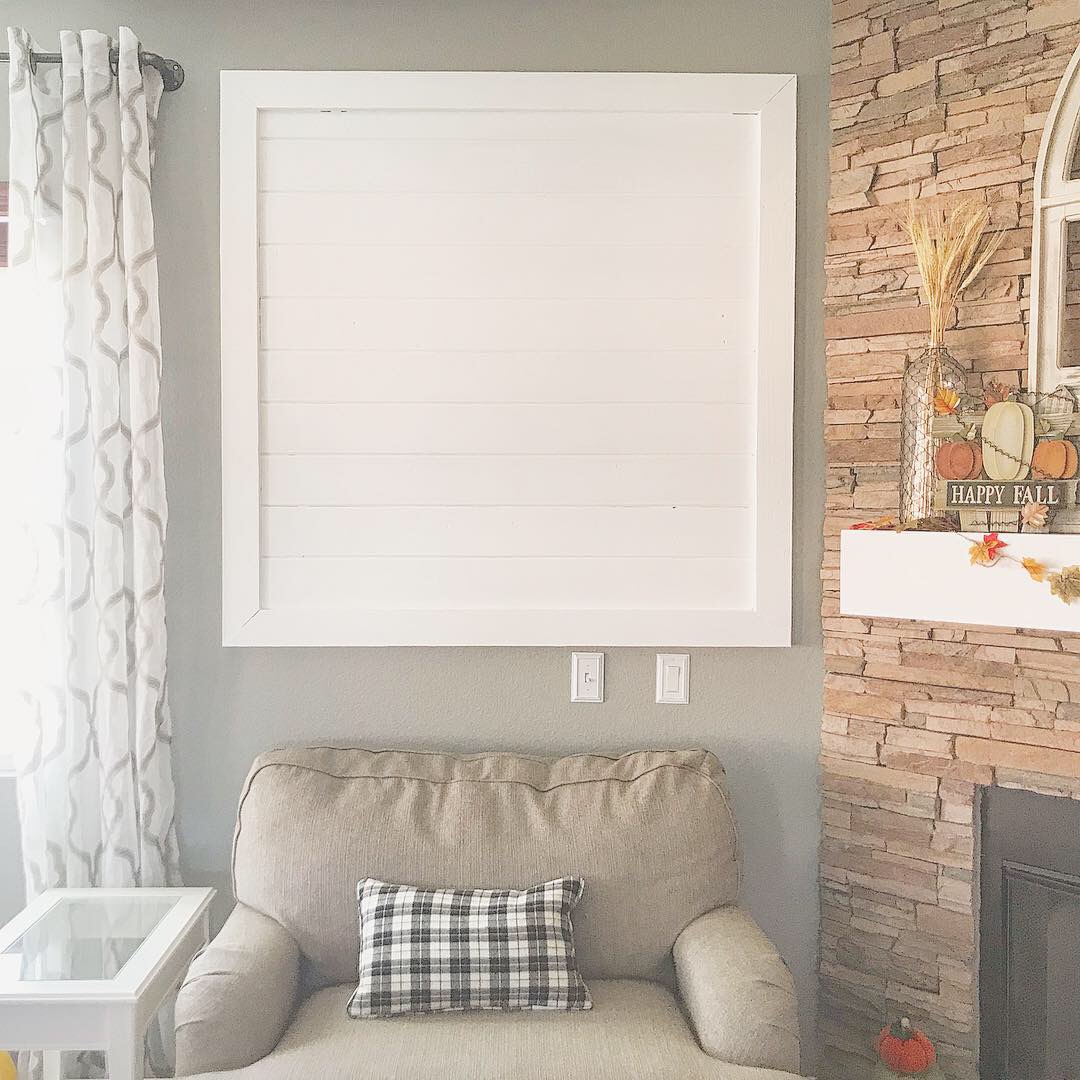 Framed Shiplap Gallery Wall