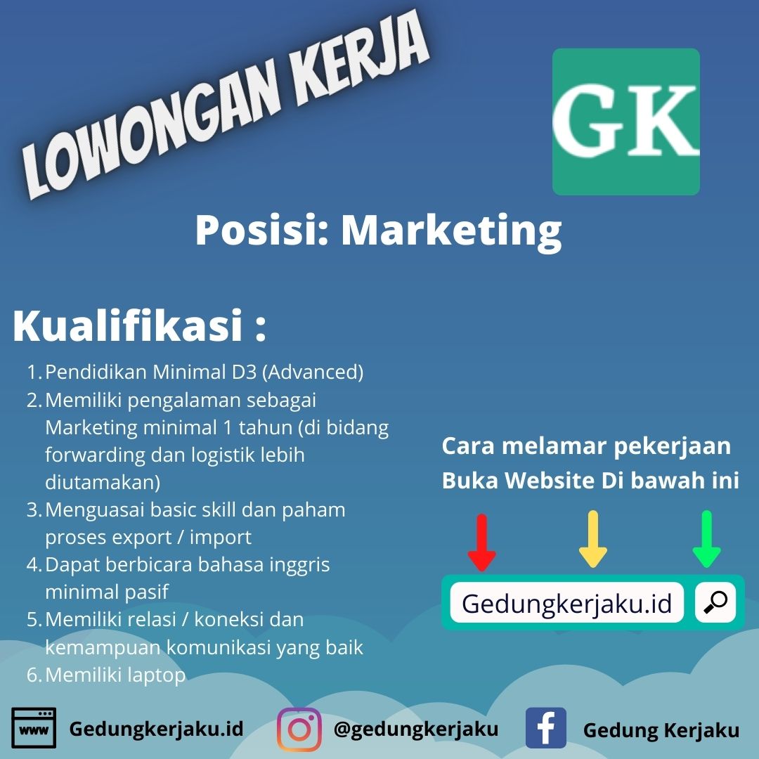 Lowongan Kerja Jakarta Terbaru PT. Mitra Berjaya Logistik - Gedung Kerjaku