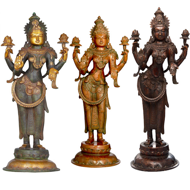 Buy Sculpture - The Calming Gaze Of Padmavati Lakshmi 