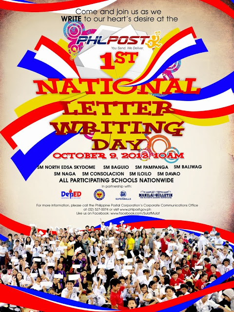 PhilPost 1st National Letter Writing Day poster