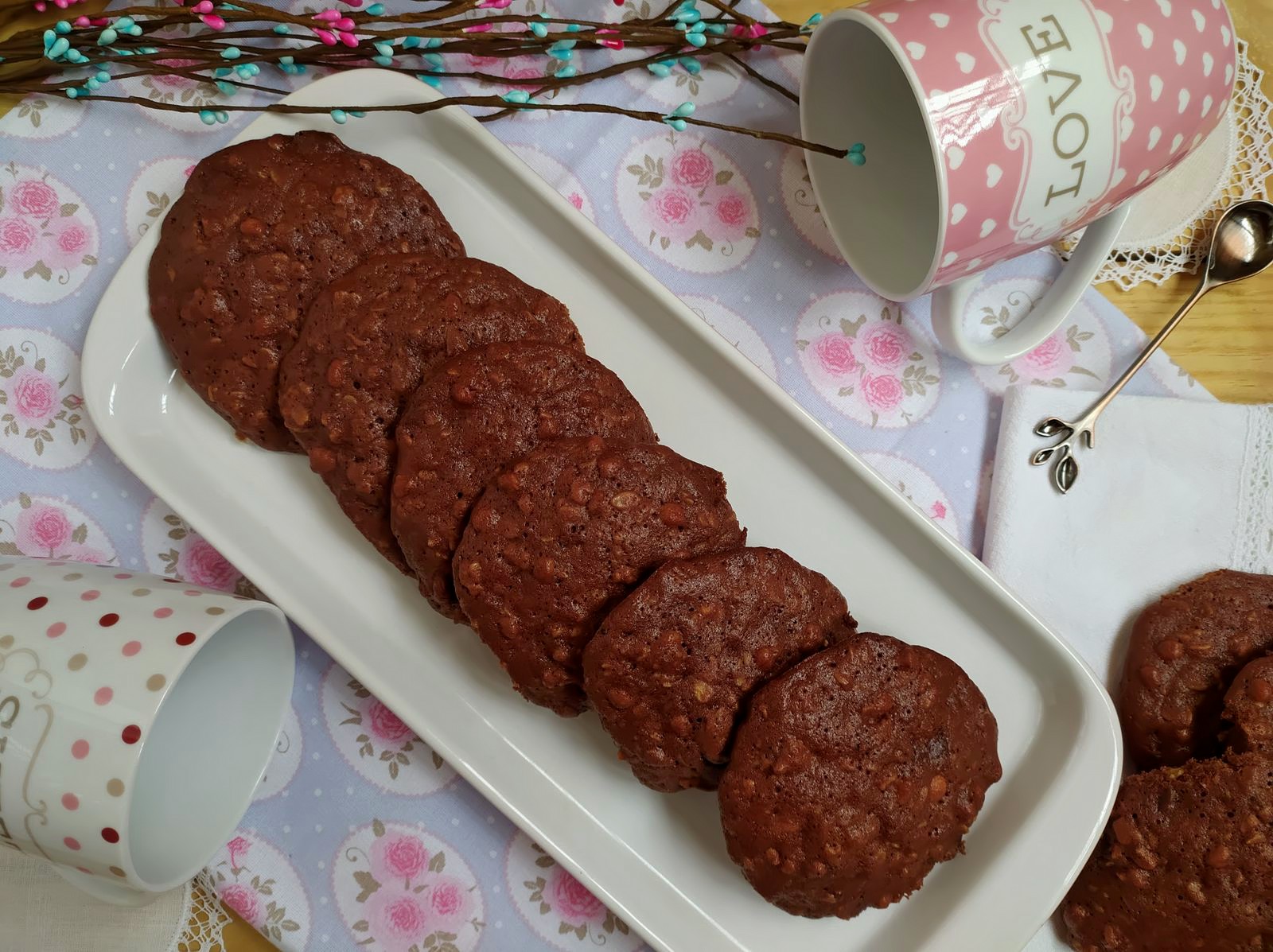 Galletas de granola y chocolate