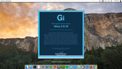 How to change Gimp splash screen