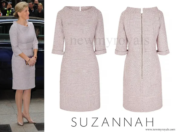 Countess Sophie wore SUZANNAH Kaleidoscope Neat Tweed Dress