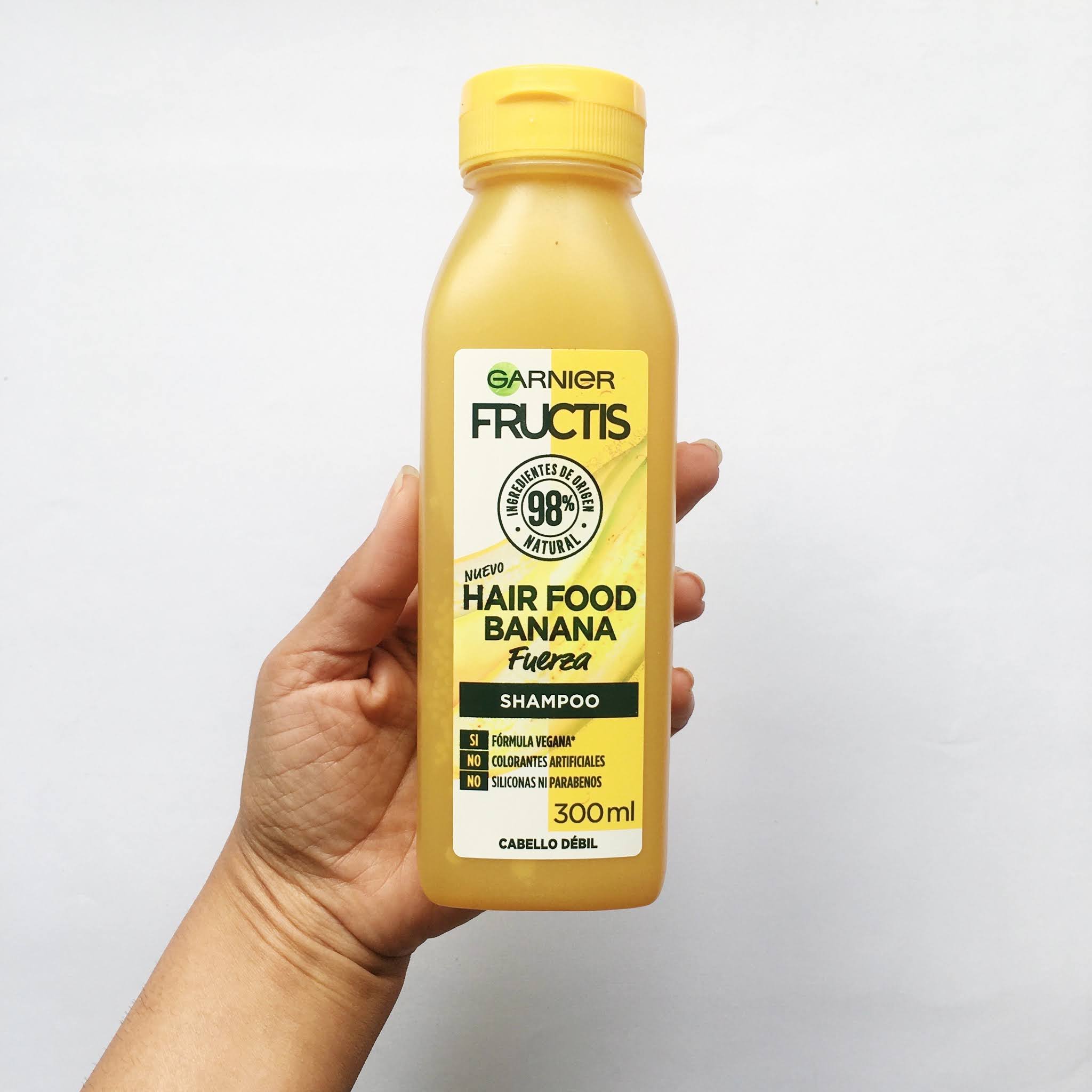 Shampoo de Banana de la línea Hair Food de Garnier Mi Blog de Notas