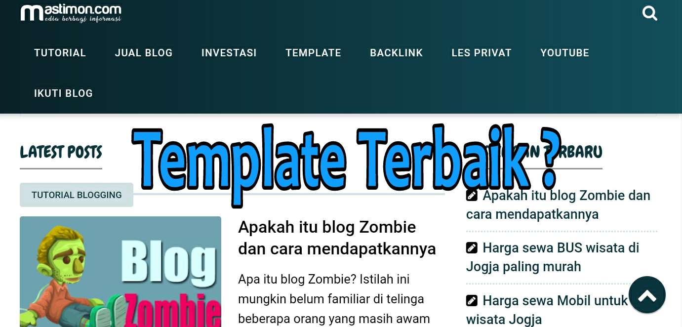 Template Blog Mastimon