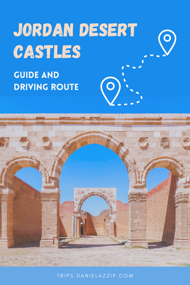 jordan desert castles guide and driving route