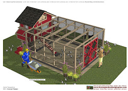 chicken l210 plans coop construction coops inches units mesh wire principles