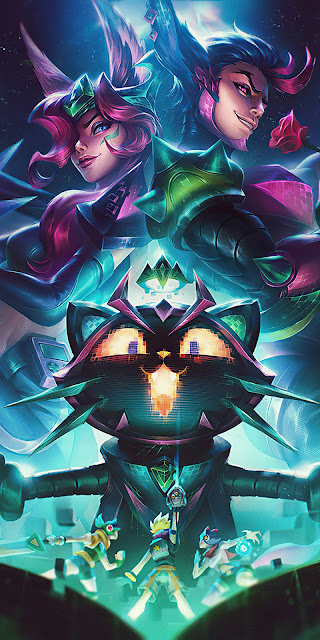 Battle Boss Xayah Rakan and Yuumi League Of Legends Battle Boss Xayah Rakan and Yuumi League Of Legends