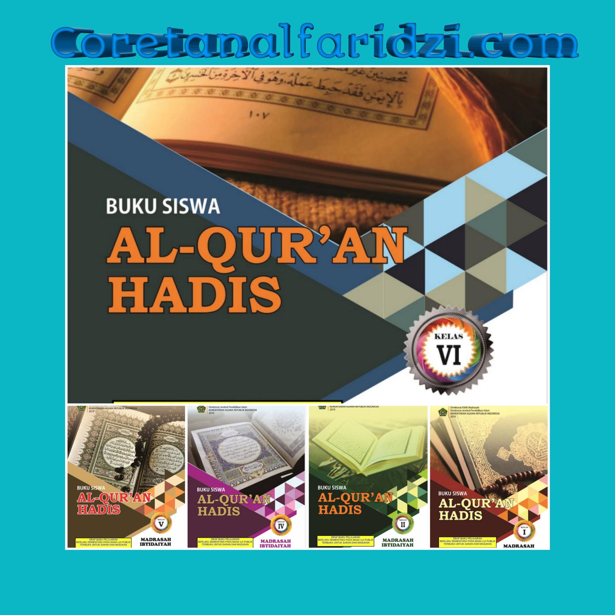 Download Buku Al Qur’an Hadist KMA 183 REVISI 2019 MI Coretanalfaridzi