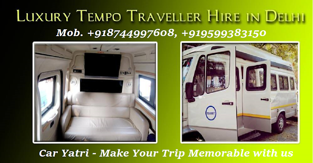 Hire Luxury Tempo Traveller on Rent in Delhi from Car Yatri