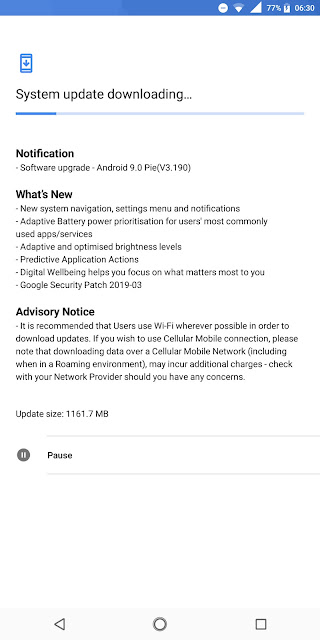 Nokia 5.1 receiving Android Pie and March 2019 Android Security update