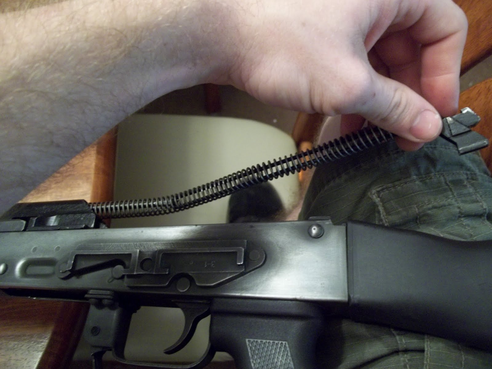 Preparation and survival Cutting a bolt hold open notch in your ak 47/