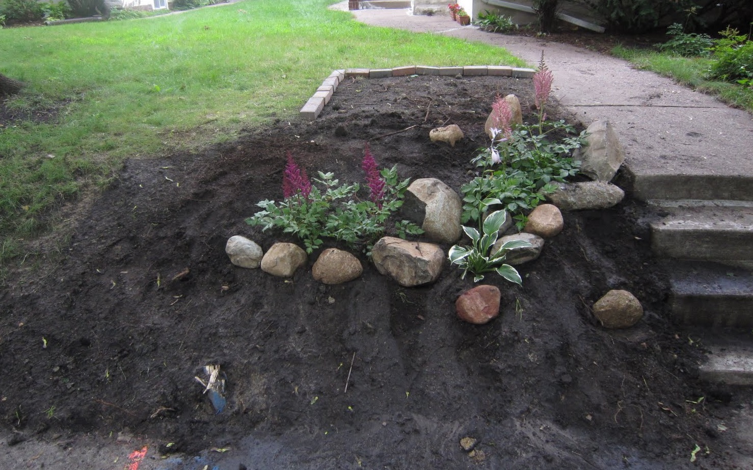 Chuck Does Art Landscaping Shady Hillside