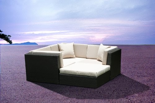 Discount 56% for Outdoor Patio Wicker Furniture Sofa Sectional 4pc
