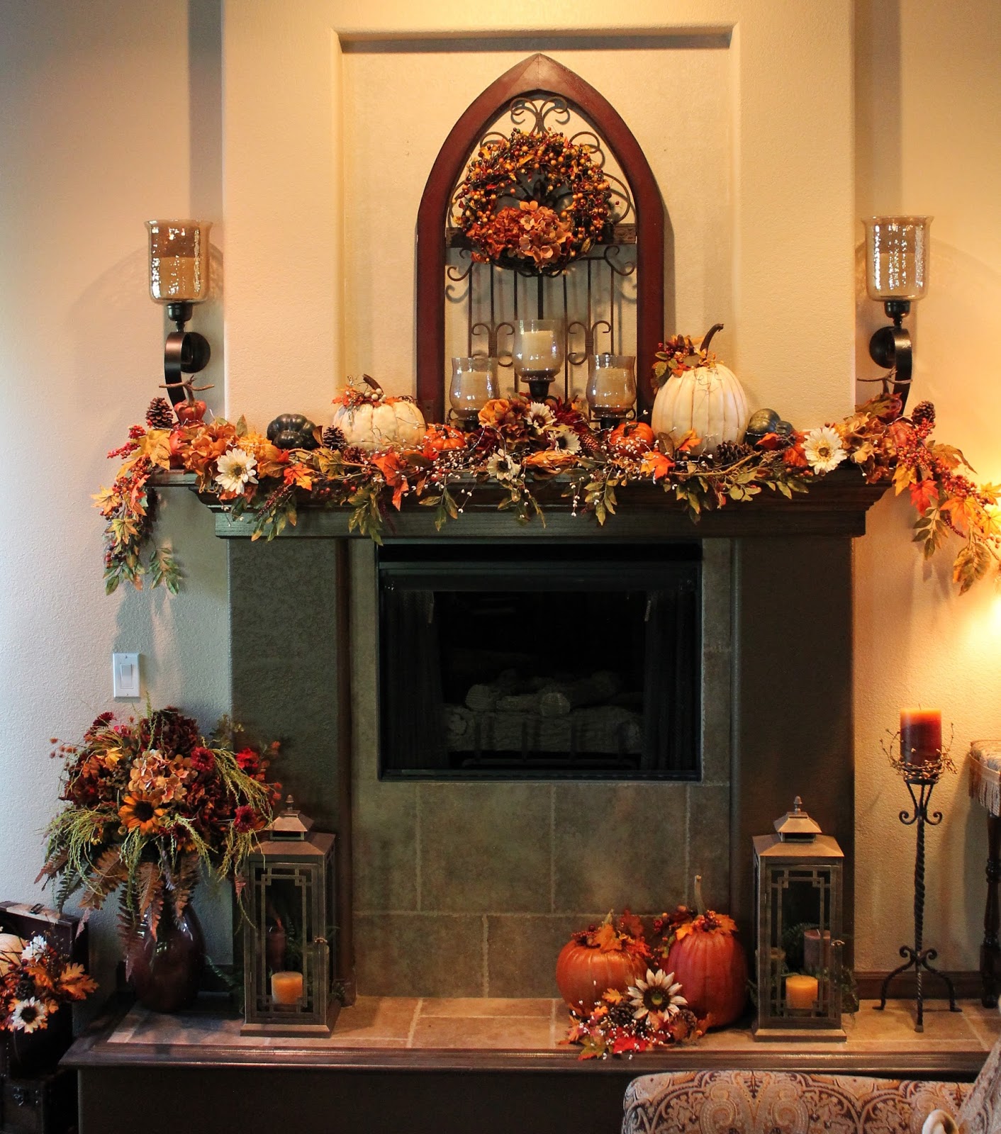 Southern Seazons Fall fireplace