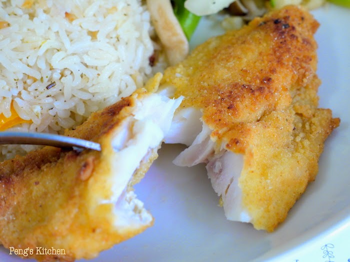 Peng's Kitchen Cornmeal Crusted Fish