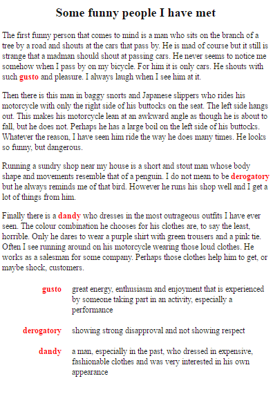 funny stories essay