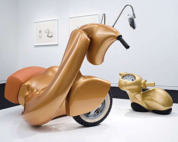Esculturas muy creativas inspiradas en motos