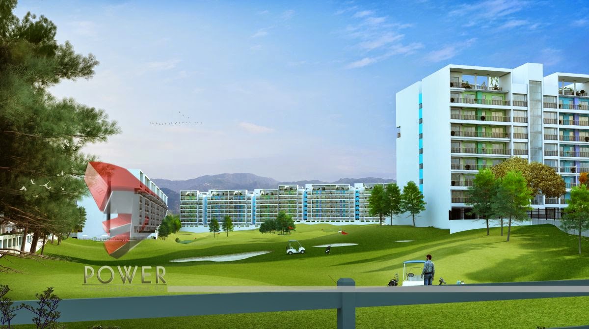 3D Architectural Rendering Golf Club In Township