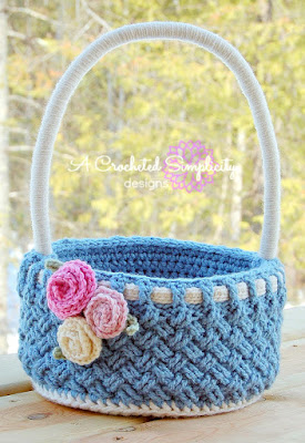 Crochet easter baskets