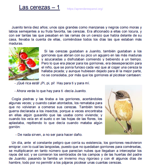 TECNO RAB TALLER UNO II PERIODO SEXTO LAS CEREZAS