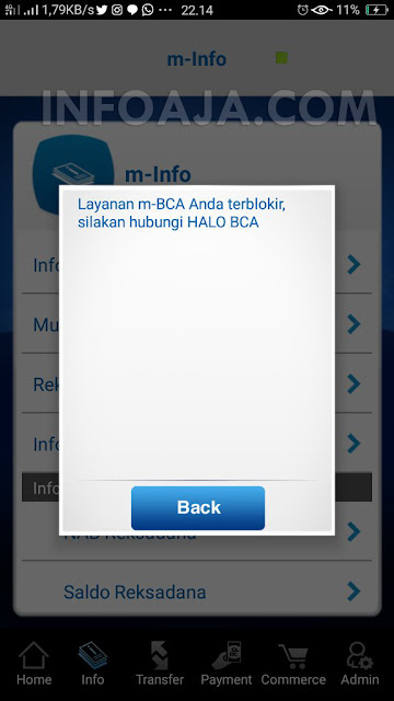 Cara Mengatasi M Bca Terblokir Karena Salah Pin 3x Infoaja Com