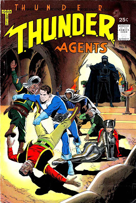 Thunder Agents v1 #4 tower silver age 1960s comic book cover art by Wally Wood