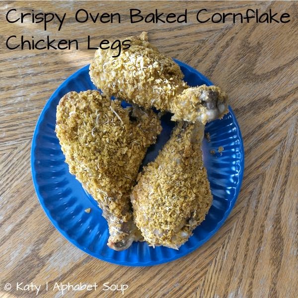 Crispy Oven Baked Cornflake Chicken Legs