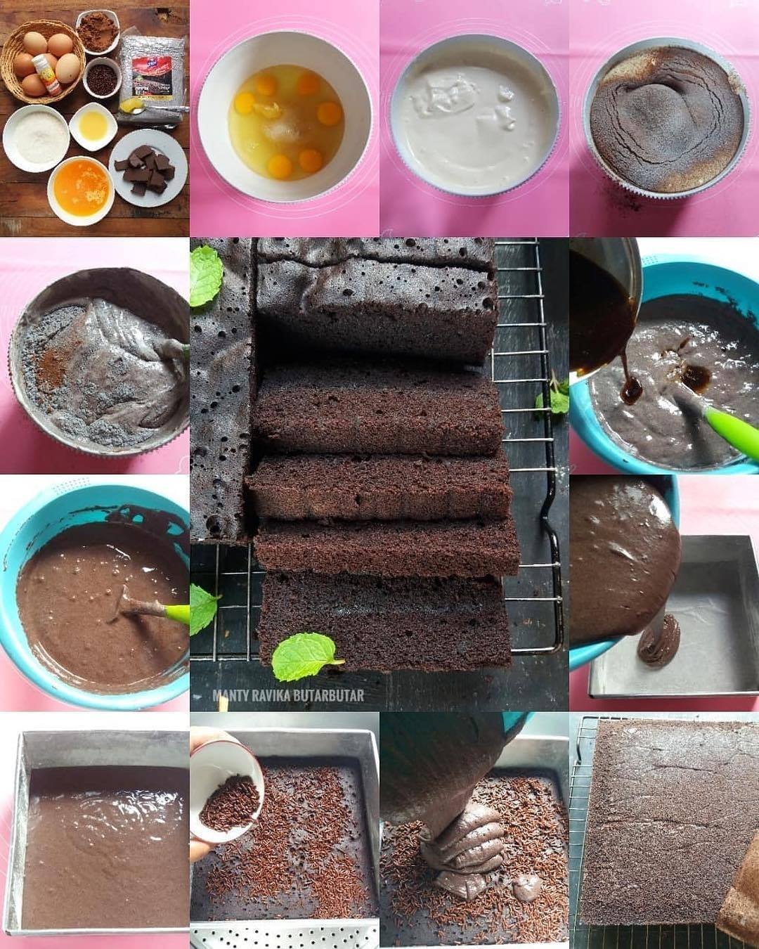 Resep BahanBahan dan Cara Membuat Brownies Kukus Ketan