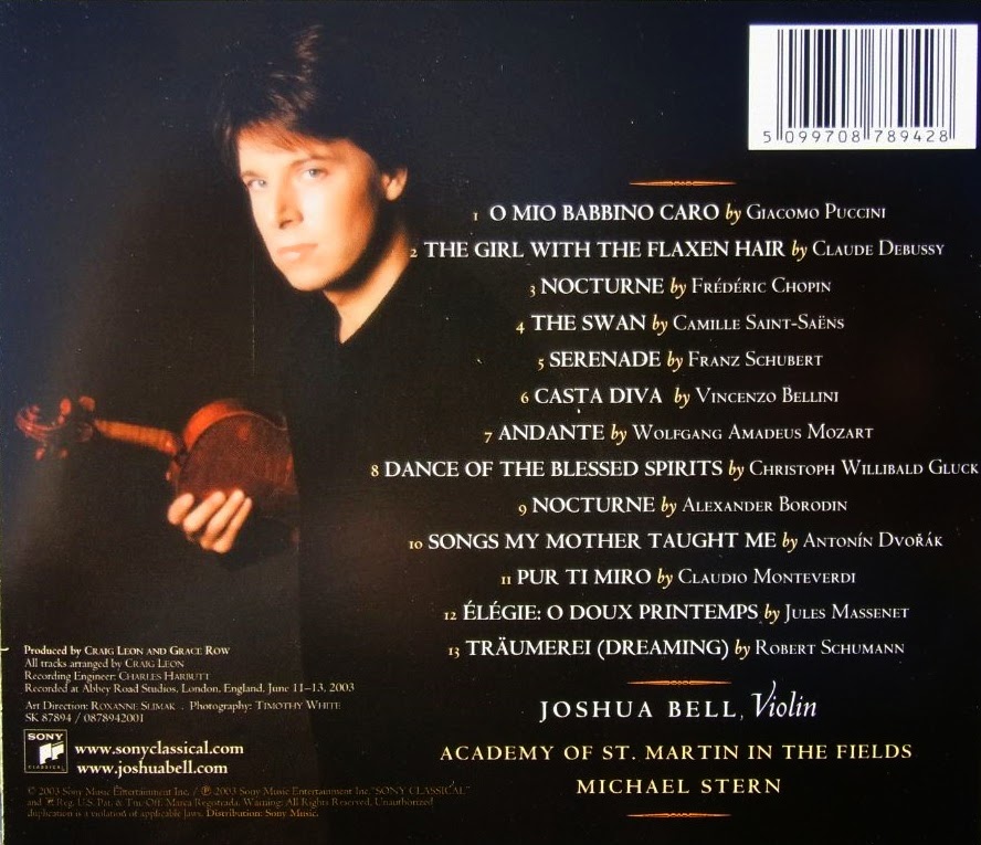 Mi Música Clásica Joshua Bell Romance of the Violin (2003)