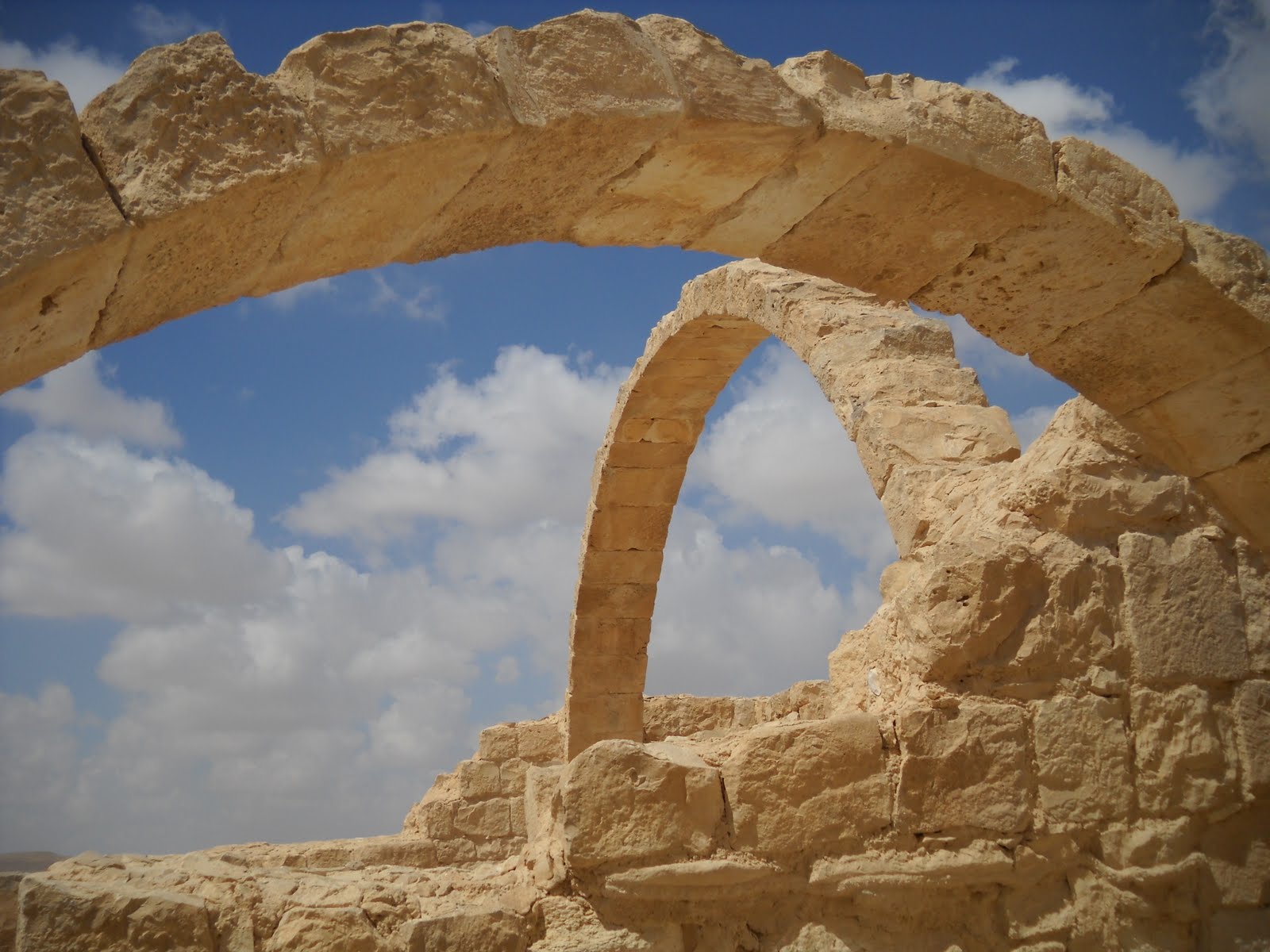 Time to head home... Negev Highlands Nabatean City of Avdat Along the