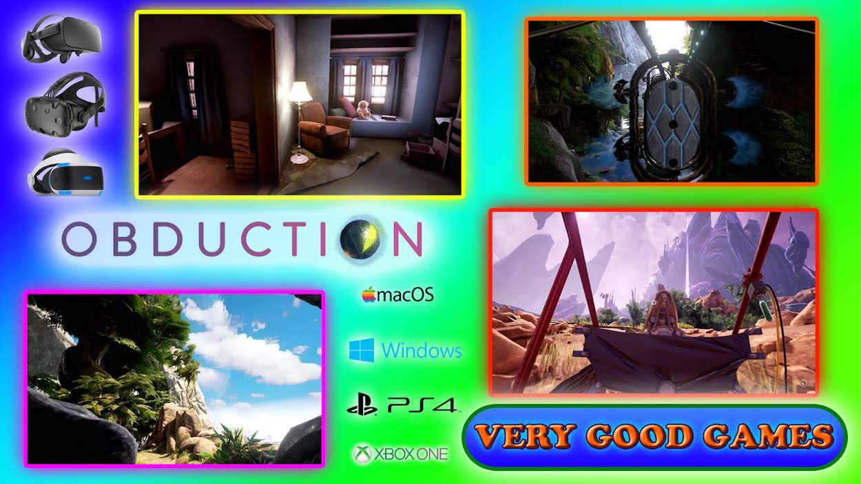 Screenshots from the game Obduction - a review on the gaming blog Very Good Games