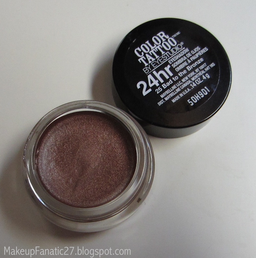 Liz Hearts Beauty Maybelline Color Tattoo In Bad To The Bronze