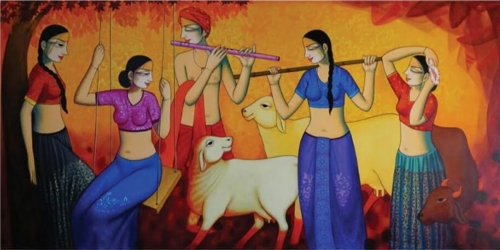 Мечтательные фигуры в поэтическом стиле. Pravin Utge