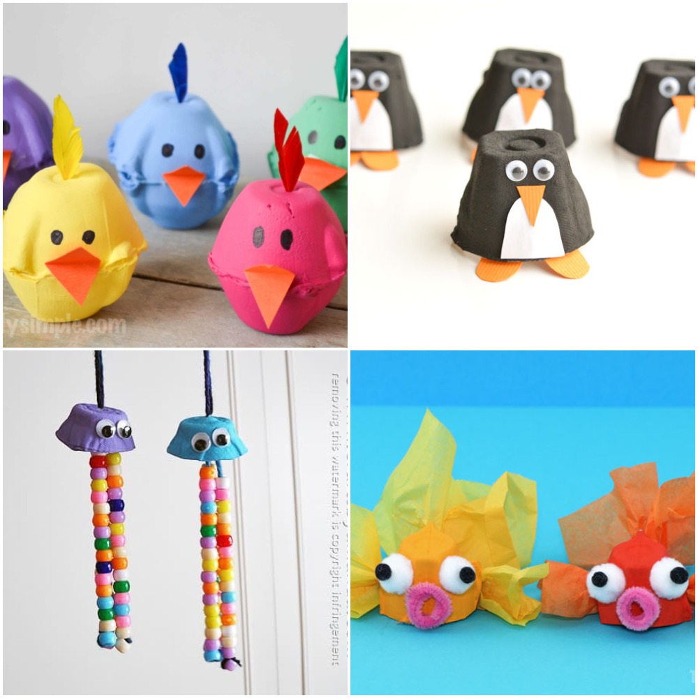 Recycle and Create: 20 Egg Carton Crafts for Kids - Tinybeans