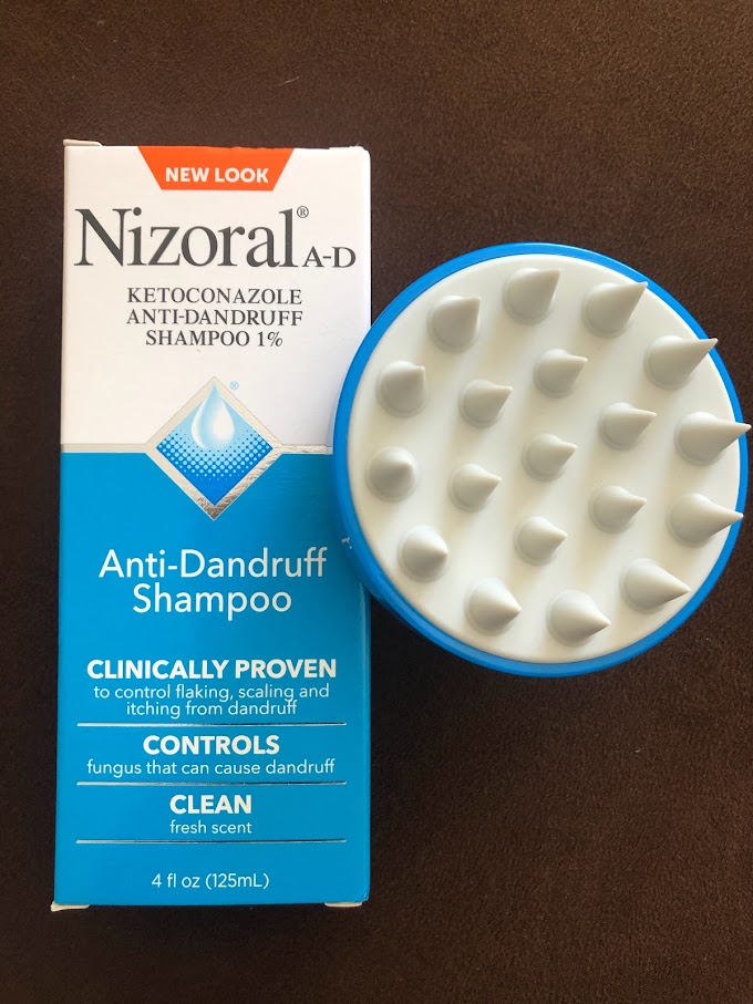 Best Nizoral Anti- Dandruff shampoo with brush 