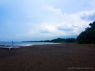 Peaceful Beach View Of Rural Fishing Beach At Umeanyar Village, North Bali, Indonesia